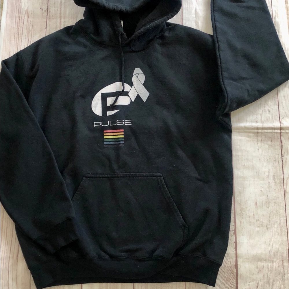 Gildan Pulse Hoodie Medium Black